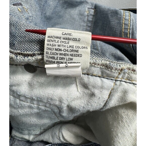 Polo Ralph Lauren Hampton Straight Jeans Mens 42x32 Blue Denim 100% Cotton - Picture 6 of 10